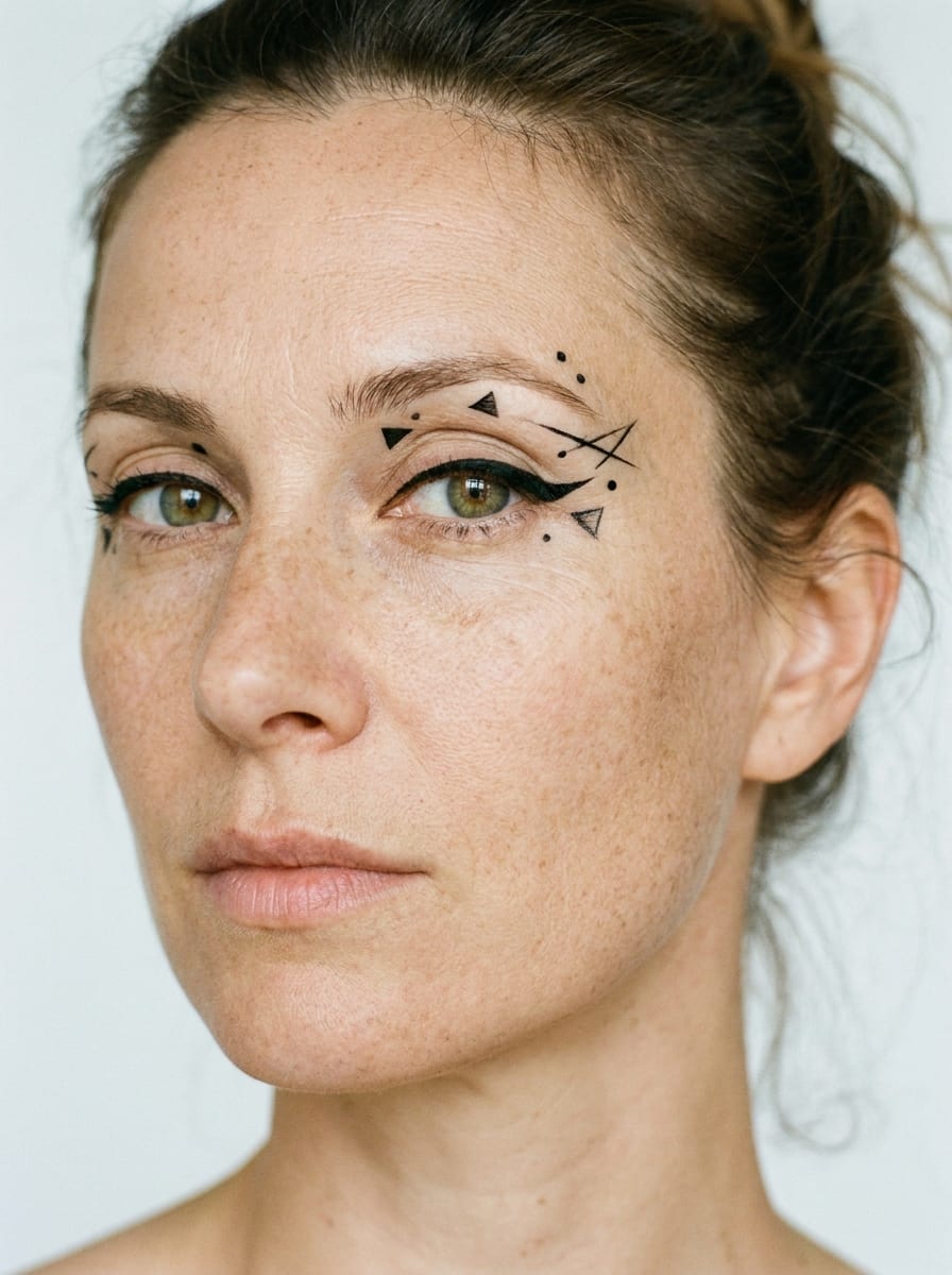 Witchy Graphic Eyeliner - Halloween Make-up
